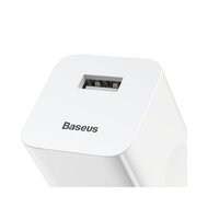 Baseus Wall charger - Oplader met 1 USB-poort - 15W - Quick Charge 3.0 - Wit