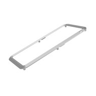 iPhone 11 Love Mei Glazen Voorkant Met Metalen Frame - Zilvergrijs