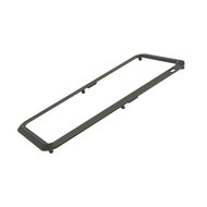 iPhone 12 Love Mei Glazen Voorkant Met Metalen Frame - Groen
