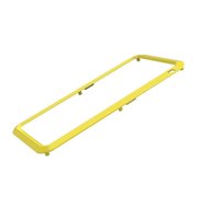 Samsung Galaxy S20 FE Love Mei Glazen Voorkant Met Metalen Frame - Geel