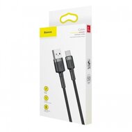 Baseus USB-A naar USB-C kabel - 2 Meter - Zwart-Grijs