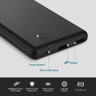 Spigen F711D powerbank, 10000 mAh, Zwart