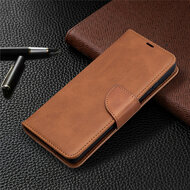 Samsung Galaxy S21 Ultra Hoesje - MobyDefend Wallet Book Case Met Koord - Bruin