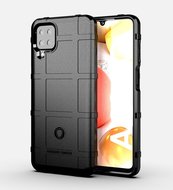 Samsung Galaxy A12 / M12 Hoesje - Mobydefend Rugged Shield TPU Backcover - Zwart