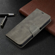 Samsung Galaxy A32 (5G) Hoesje - MobyDefend Wallet Book Case Met Koord - Grijs