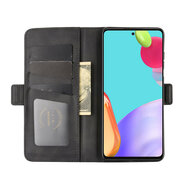 Samsung Galaxy A52 / A52s Hoesje - MobyDefend Luxe Wallet Book Case (Sluiting Zijkant) - Zwart