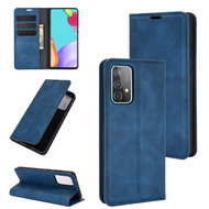 Samsung Galaxy A52 / A52s Hoesje - Luxe Wallet Bookcase (Magnetische Sluiting) - Blauw