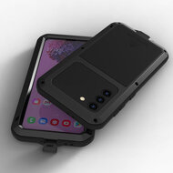 Samsung Galaxy S21 Hoes - Love Mei Metalen Case - Extreme Protection - Zwart