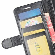 Samsung Galaxy A02s hoesje, Wallet bookcase, Zwart