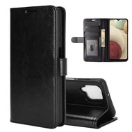 Samsung Galaxy A12 / M12 hoesje, Wallet bookcase, Zwart