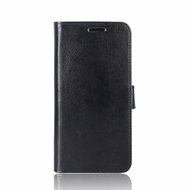 Samsung Galaxy A12 / M12 Hoesje - MobyDefend Wallet Book Case (Sluiting Achterkant) - Zwart