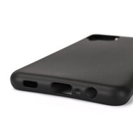 Samsung Galaxy A12 / M12 Hoesje - MobyDefend TPU Backcover - Mat Zwart