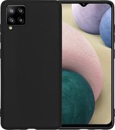 Samsung Galaxy A12 / M12 Hoesje - MobyDefend TPU Backcover - Mat Zwart