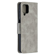 Samsung Galaxy A12 / M12 hoesje, Wallet bookcase, Grijs