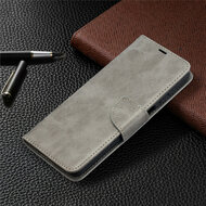 Samsung Galaxy A12 / M12 hoesje, Wallet bookcase, Grijs