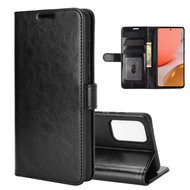Samsung Galaxy A72 hoesje, Wallet bookcase, Zwart