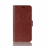 Samsung Galaxy S21 Ultra Hoesje - MobyDefend Wallet Book Case (Sluiting Achterkant) - Bruin