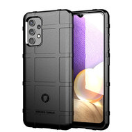 Samsung Galaxy A32 (4G) Hoesje - Mobydefend Rugged Shield TPU Backcover - Zwart