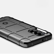 Samsung Galaxy A32 (4G) Hoesje - Mobydefend Rugged Shield TPU Backcover - Zwart