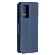 Samsung Galaxy A52 / A52s hoesje, MobyDefend Wallet Book Case Met Koord, Blauw