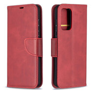 Samsung Galaxy A52 / A52s Hoesje - MobyDefend Wallet Book Case Met Koord - Rood
