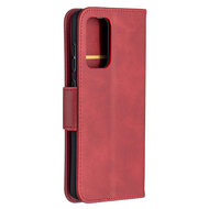 Samsung Galaxy A52 / A52s hoesje, MobyDefend Wallet Book Case Met Koord, Rood