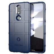 Nokia 2.4 Hoesje - Mobydefend Rugged Shield TPU Backcover - Blauw