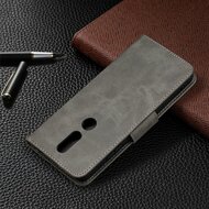 Nokia 2.4 Hoesje - MobyDefend Wallet Book Case Met Koord - Grijs