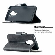Nokia 3.4 Hoesje - MobyDefend Wallet Book Case Met Koord - Zwart