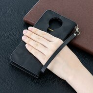 Nokia 3.4 Hoesje - MobyDefend Wallet Book Case Met Koord - Zwart