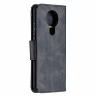 Nokia 3.4 Hoesje - MobyDefend Wallet Book Case Met Koord - Zwart