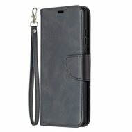 Samsung Galaxy S20 FE hoesje, MobyDefend Wallet Book Case Met Koord, Zwart