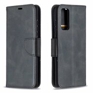 Samsung Galaxy S20 FE Hoesje - MobyDefend Wallet Book Case Met Koord - Zwart