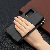 Samsung Galaxy S20 FE Hoesje - MobyDefend Wallet Book Case Met Koord - Zwart