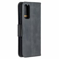 Samsung Galaxy S20 FE Hoesje - MobyDefend Wallet Book Case Met Koord - Zwart