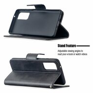 Samsung Galaxy S20 FE Hoesje - MobyDefend Wallet Book Case Met Koord - Zwart