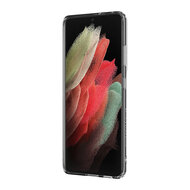 Samsung Galaxy S21 Ultra Hoesje, MobyDefend Transparante Shockproof Acryl + TPU Case, Volledig Doorzichtig