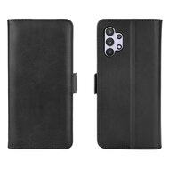 Samsung Galaxy A32 (5G) Hoesje - MobyDefend Luxe Wallet Book Case (Sluiting Zijkant) - Zwart