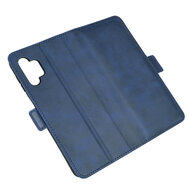 Samsung Galaxy A32 (5G), hoesje, MobyDefend Luxe Wallet Book Case (Sluiting Zijkant), Blauw