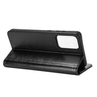 Samsung Galaxy A52 / A52s hoesje, MobyDefend Wallet Book Case (Sluiting Achterkant), Zwart