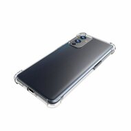 OnePlus 9 hoesje, MobyDefend Transparante Shockproof TPU Gelcase, Verstevigde Hoeken, Volledig Doorzichtig
