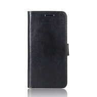 Nokia 2.4 hoesje, MobyDefend Wallet Book Case (Sluiting Achterkant), Zwart