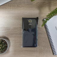 Apple iPhone 12 Mini Hoesje - MobyDefend Wallet Book Case Met Koord - Blauw