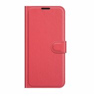 Sony Xperia 1 III hoesje, MobyDefend Kunstleren Wallet Book Case, Rood