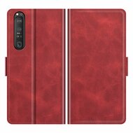 Sony Xperia 1 III hoesje, MobyDefend Luxe Wallet Book Case (Sluiting Zijkant), Rood