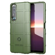 Sony Xperia 1 III hoesje, Rugged Shield TPU Gelcase, Groen