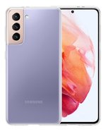 Samsung Galaxy S21 Plus (S21+) Hoesje - MobyDefend Transparante TPU Backcover - Volledig Doorzichtig