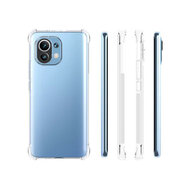 Xiaomi Mi 11 Hoesje - MobyDefend Transparante Shockproof TPU Backcover - Verstevigde Hoeken - Volledig Doorzichtig