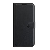 Motorola Moto G100 hoesje, MobyDefend Kunstleren Wallet Book Case, Zwart