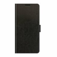 Oppo A74 4G Hoesje - MobyDefend Wallet Book Case (Sluiting Achterkant) - Zwart